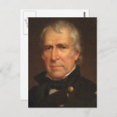 Carte Postale Zachary Taylor (Devant / Derrière)