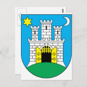 Carte Postale zagreb, Croatie (Devant / Derrière)