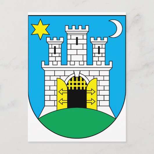 Carte Postale zagreb, Croatie (Devant)