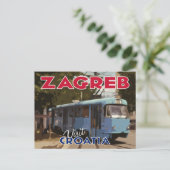Carte Postale Zagreb, Visite Croatie (Debout devant)