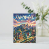 Carte Postale Zakopane Pologne (Debout devant)