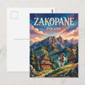 Carte Postale Zakopane Pologne (Devant / Derrière)