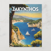 Carte Postale Zakynthos Grèce (Devant)