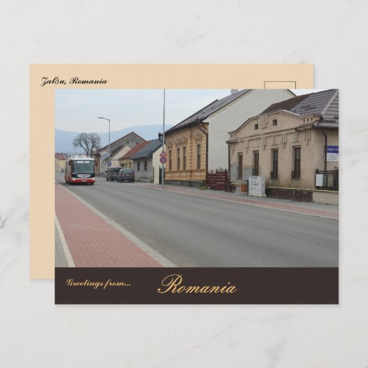 Carte Postale Zalău Romania (Devant / Derrière)