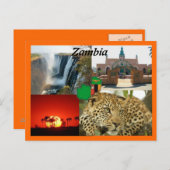 Carte postale Zambie (Devant / Derrière)