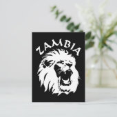 Carte Postale Zambie Lion (Debout devant)