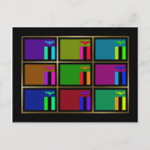 Carte postale Zambie Multihue Flags (Devant)