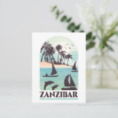 Carte Postale Zanzibar Afrique Vintage (Debout devant)