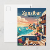 Carte Postale Zanzibar Tanzanie (Devant / Derrière)