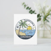 Carte Postale Zanzibar Tanzanie Vintage (Debout devant)