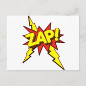 Carte Postale Zap, Zing, Pow ! (Devant)