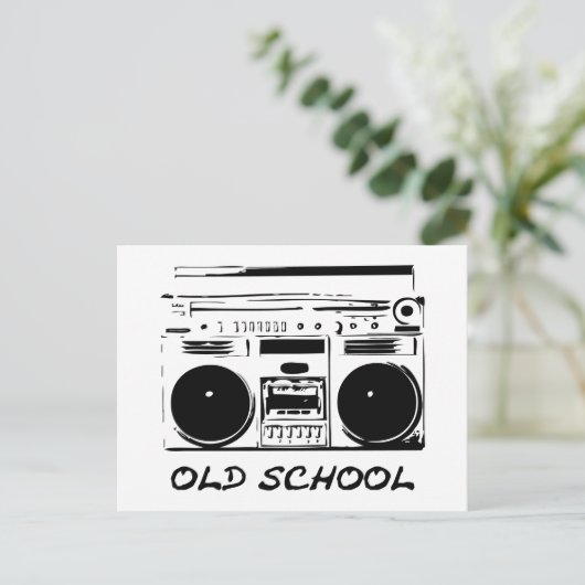 Carte Postale zazzle à l'ancienne (Debout devant)