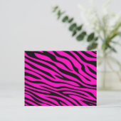 Carte Postale Zebbra Stripes rose (Debout devant)