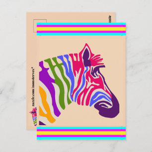 Carte postale Zebra