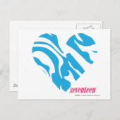 Carte Postale Zebra Aqua 2 (Devant / Derrière)