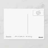 Carte Postale Zebra Butterfly Beauty II (Dos)