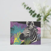 Carte Postale Zebra Collage (Debout devant)