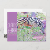 Carte Postale Zebra de Grant [Carte postale] (Devant / Derrière)