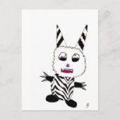 Carte Postale Zebra gremlin (Devant)