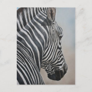 Carte postale Zebra Look Wildlife Art