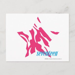 Carte Postale Zebra Magenta 4