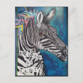Carte postale 'Zebra of Truth' (Devant)