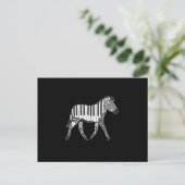 Carte Postale Zebra Piano Keyboards Piano Player Piano Player Pi (Debout devant)