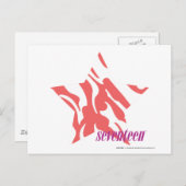 Carte Postale Zebra Pink 3 (Devant / Derrière)