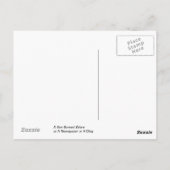 Carte Postale Zebra Riddle (Dos)