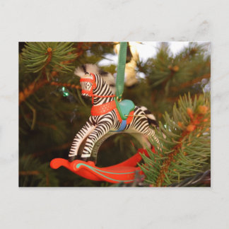 Carte Postale Zebra Rocking Horse