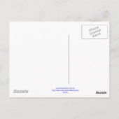 Carte Postale Zebra "Stripes" (Dos)