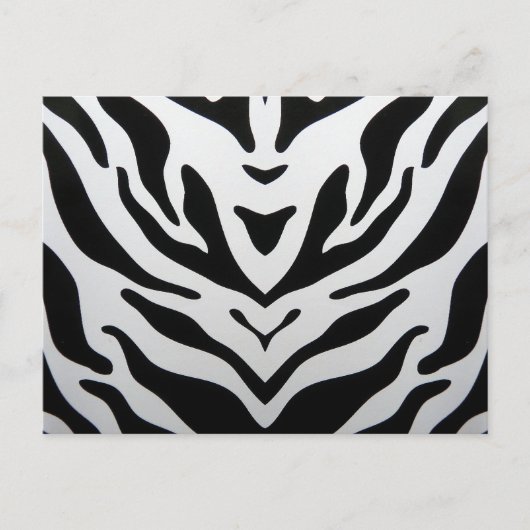 CARTE POSTALE ZEBRA STRIPES ABSTRAITES (Devant)
