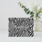 Carte Postale Zebra Stripes Motif Thunder_Cove (Debout devant)