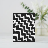 Carte Postale Zebra Zigzag (Debout devant)