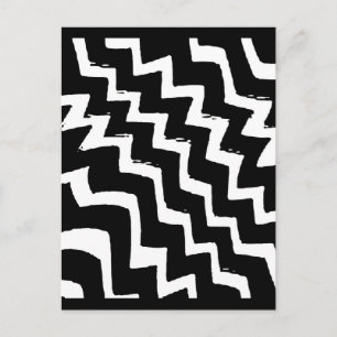 Carte Postale Zebra Zigzag