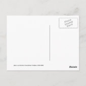 Carte Postale Zèbre (Dos)