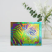 Carte Postale zèbre coloré (Debout devant)