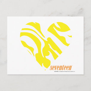 Carte Postale Zèbre Jaune 4
