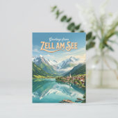 Carte Postale Zell am See Autriche (Debout devant)
