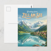 Carte Postale Zell am See Autriche (Devant / Derrière)