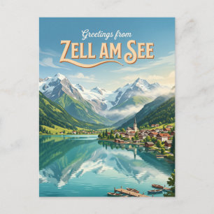 Carte Postale Zell am See Autriche