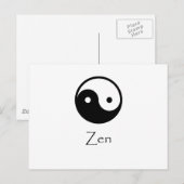 Carte Postale Zen (Devant / Derrière)