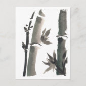 Carte postale Zen Bamboo Art (Devant)