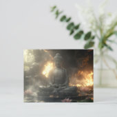 CARTE POSTALE ZEN - BOUDDHISME - MÉDITATION (Debout devant)