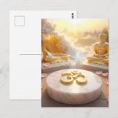 CARTE POSTALE ZEN - BOUDDHISME - OM (Devant / Derrière)