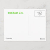 Carte Postale Zen bouddhiste (Dos)