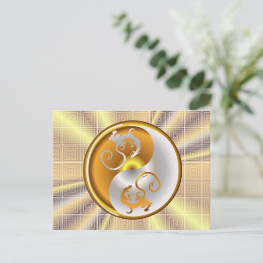 Carte Postale Zen Dragons (Debout devant)