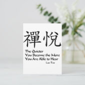 Carte Postale Zen Joy - Calme (Debout devant)