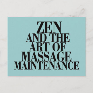 Carte Postale ZEN & L'Art du MASSAGE