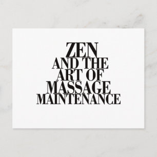 Carte Postale ZEN & L'Art du MASSAGE